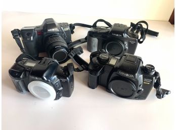 4 Minolta 35mm Cameras