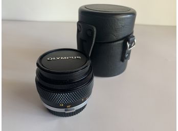 Olympus OM-System 50mm F/3.5 Lens With Case