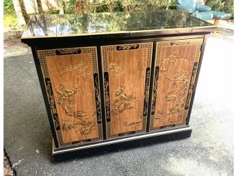 Drexel Chinoiserie Serving Cabinet