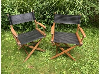 Pair Of Folding Lawn Chairs