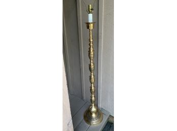 Unusual Brass Floor Lamp