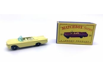 Matchbox No. 39 Pontiac Convertible