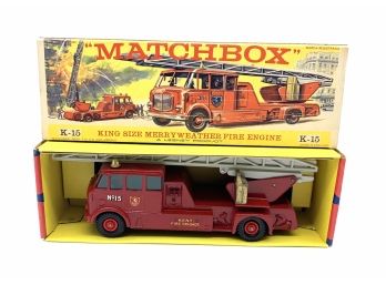 Matchbox No. K-15 Merryweather Fire Engine