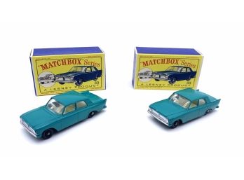 Two Matchbox No. 33 Ford Zepher III's
