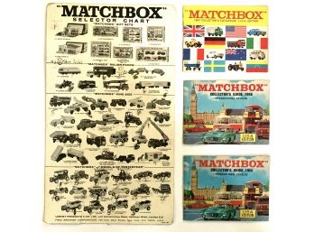 Lot Of 4 Matchbox Catalogs