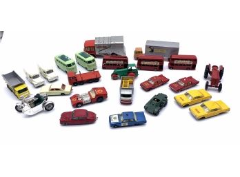 Lot Of 24 Matchbox Toys - No Boxes.  Many In Like-new Condition.