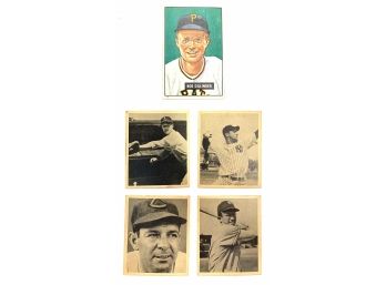 5 Bowman Gum Baseball Cards