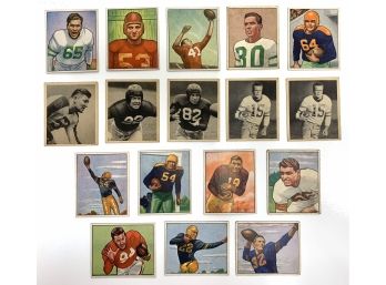 17 Bowman Gum Football Picture Cards