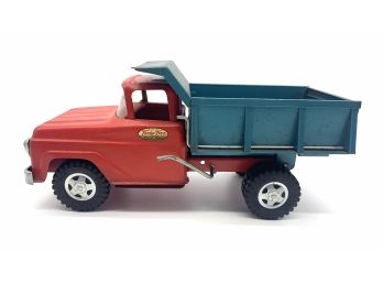 1960's Tonka Pressed-steel Red/blue Dump Truck.