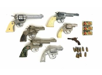 7 Vtg. Toy Cap Guns