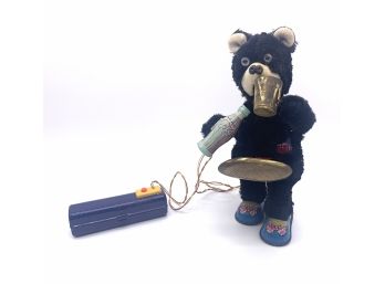 Vtg. 'Bobby Drinking Bear' Battery-operated Remote Control Toy By Yonezawa, Japan