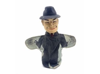 Dick Tracy Hand Puppet.  Ht. 10 '
