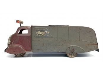 Antique Marx Deluxe Delivery Pressed-steel 'ride On' Truck