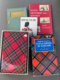 Book Lot - Scottish Tartans And Culture