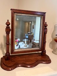 Antique Victorian Toilet Mirror