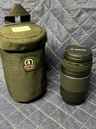 Canon EF 75-300mm Zoom Lens With Case