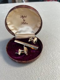 Cufflink And Tie Bar Set By Bliss
