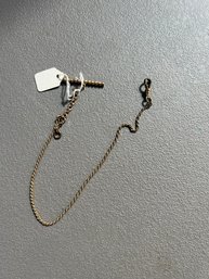 Vintage Gold Fill Pocket Watch Key Fob