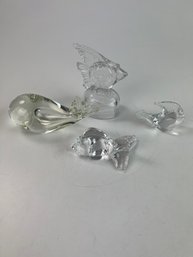 Collection Of Glass Fish Figurines