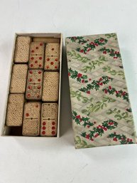 Set Of Vintage Wooden Dominos
