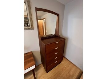 MCM Gentlemen's Chest Of Drawers With Mirror