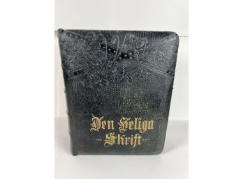 Large Antique German Presentation Bible - 1900 - 28 Bc