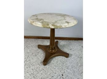 Small Marble Top Side Table - 55 Bc