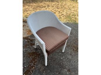 Painted Wicker Patio Chair