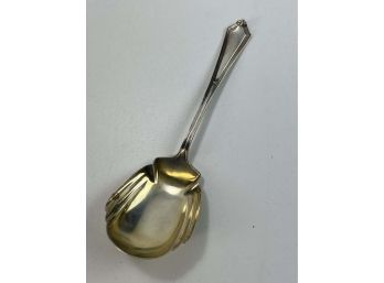 Antique Silver Berry Spoon - English Sterling - S Kind & Sons