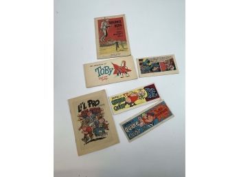 Vintage Comic Lot - Quake And Quisp, Kolonel Keds, Toby