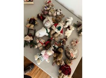 All The Bears - Christmas Ornament Lot