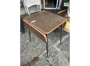 Vintage Douglas Furniture Projector Table With Fold Out Shelves