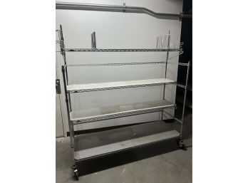 Large Stainless Steel Metro Rack / Workstation #2
