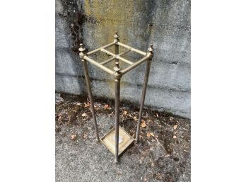 Vintage Brass Umbrella Stand