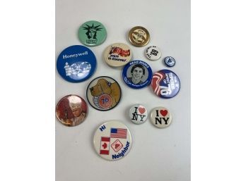 Pinback Buttons - Union 76 Bernie Love New York Corporate Union
