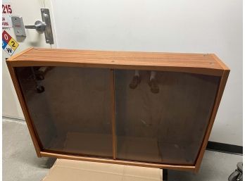 MCM Cabinet With Sliding Glass Doors