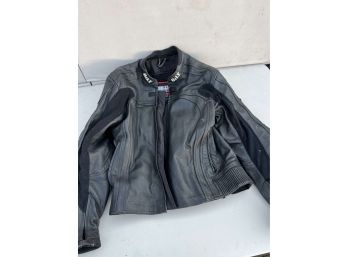 Bilt Leather Motorcycle Jacket Size 40uk 50eur (check Us Comparable Size)