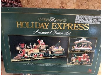 The Holiday Express Animanted Train Set - New Bright