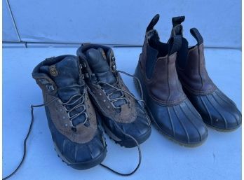 Pair Of Outdoor Men's Boots - Baffin  Timberland Size 8-8.5