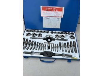 45 Piece Tap And Die Set - Missing One Piece