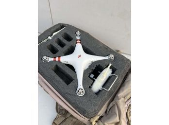 DJI Phantom 3 Standard Camera Drone With Extra Batteries And Custom Case