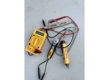 Electrical Lot - Klein Current Detector  Sperry And Cal Term  Multimeter