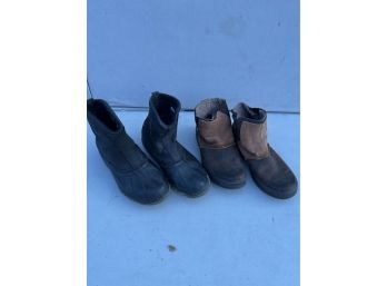 2 Pairs Sorel Men's Duck Boots - Size 8