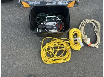 Lot Of Heavy Duty Extension Cords