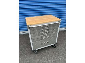 Seville Classics Rolling Drawers  / Storage With Stainless Fronts - #1