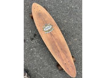 Vintage Arbor Skateboard With Dano's Downhill And RV Motif