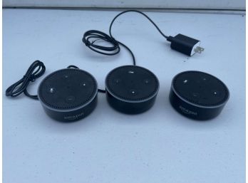 Lot Of 3 Amazon Echo Dots