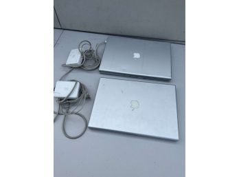 Pair Of Apple Macbook Pro 15' Laptops A1211 - Some Case Damage, See Pics