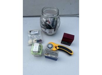 Misc Leatherworking Tools - Number / Letter Punches, Swabs, Buckles And Accessories