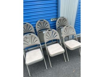 Set Of 6 Samsonite Folding Chairs